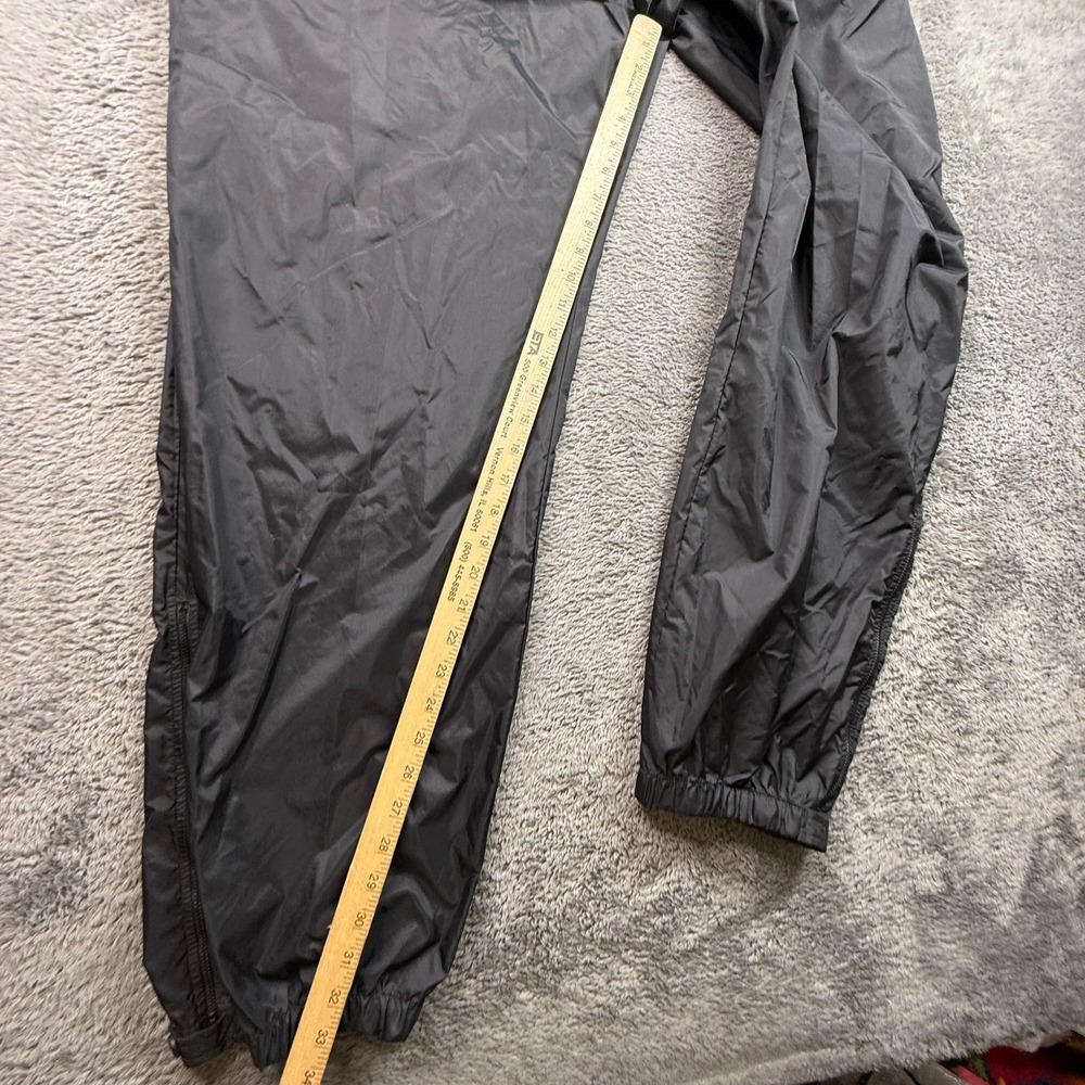 Columbia Waterproof Packable Rain Pants Mens XXL Nylon Shell Black Elastic Waist - Picture 7 of 9